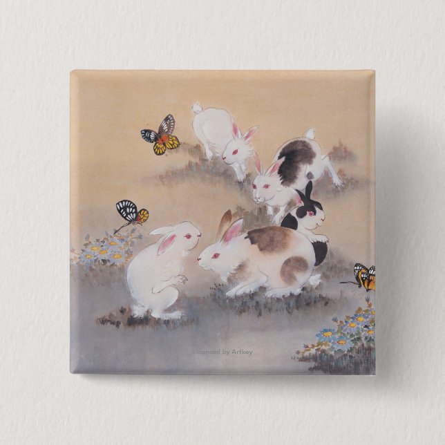 Chapa Cuadrada Disparo al campo (Anverso)