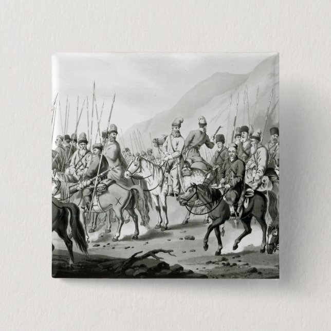 Chapa Cuadrada Diversas tribus de los Cossacks rusos (Anverso)