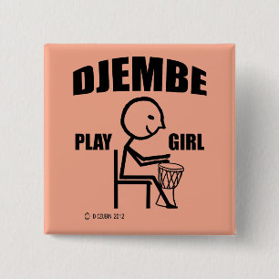Chapa Cuadrada Djembe Play Chica
