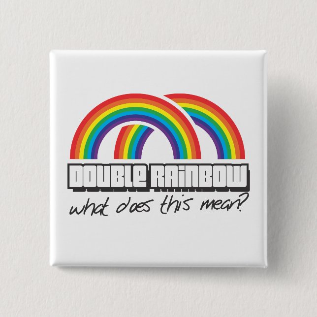 Chapa Cuadrada Doble arco iris, ¿qué significa esto? (Anverso)
