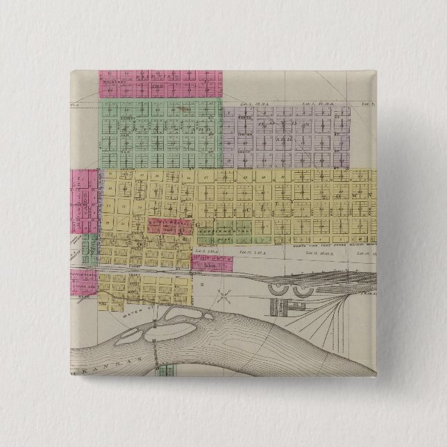 Chapa Cuadrada Dodge City, Condado de Ford, Kansas (Anverso)