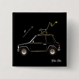 Chapa Cuadrada Dog on Wall Street Petra Gliff Square Button