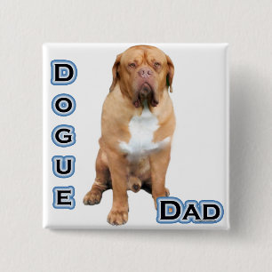 Chapa Cuadrada Dogue Dad 4