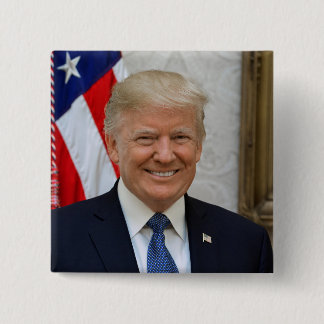 Chapa Cuadrada Donald Trump Presidente de los Estados Unidos Casa