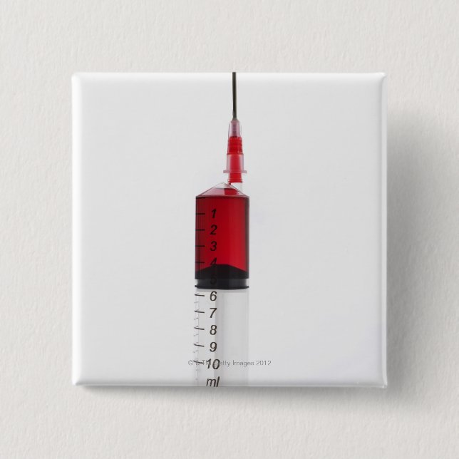 Chapa Cuadrada Donante de sangre (Anverso)