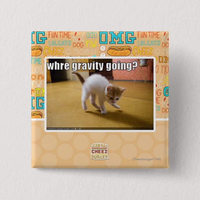 Chapa Cuadrada ¿Dónde el ir de la gravedad? (Anverso)