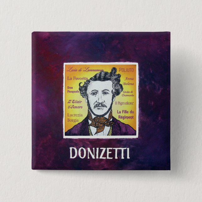 Chapa Cuadrada Donizetti (Anverso)