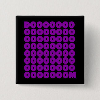Chapa Cuadrada Doom in Purple