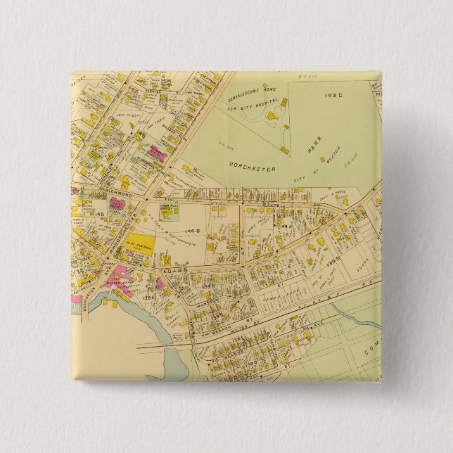 Chapa Cuadrada Dorchester, Massachusetts 3 (Anverso)