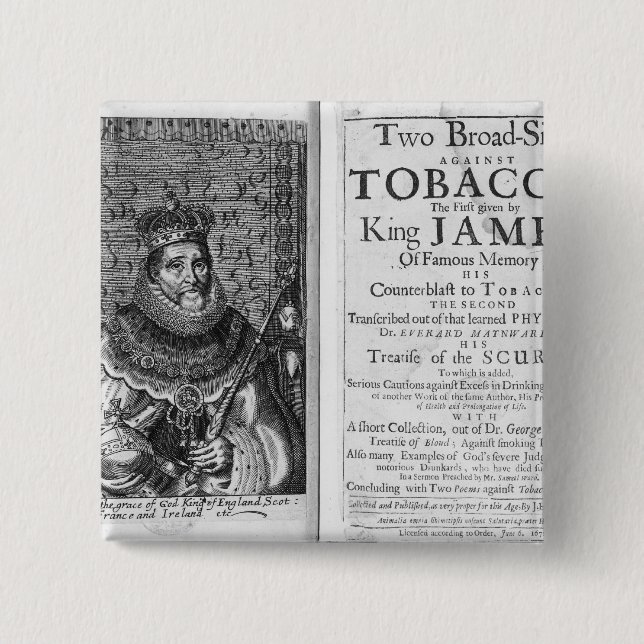 Chapa Cuadrada 'Dos costados contra tabaco (Anverso)