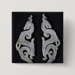 Chapa Cuadrada Dos dragones, c.475-221 A.C.