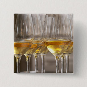 Chapa Cuadrada dos filas de copas para degustación de vino con lu