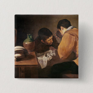 Chapa Cuadrada Dos hombres en la tabla, c.1620-21