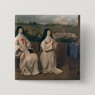 Chapa Cuadrada Dos monjas