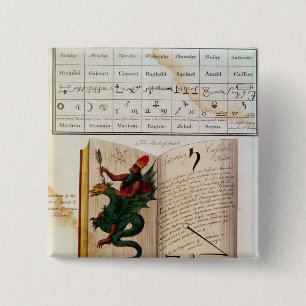 Chapa Cuadrada Dos páginas 'de unos de los reyes magos