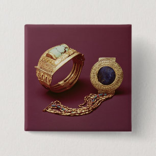 Chapa Cuadrada Dos pulseras, de la tumba de Tutankhamun
