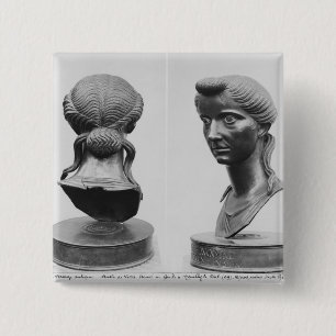 Chapa Cuadrada Dos vistas de un busto de Livia