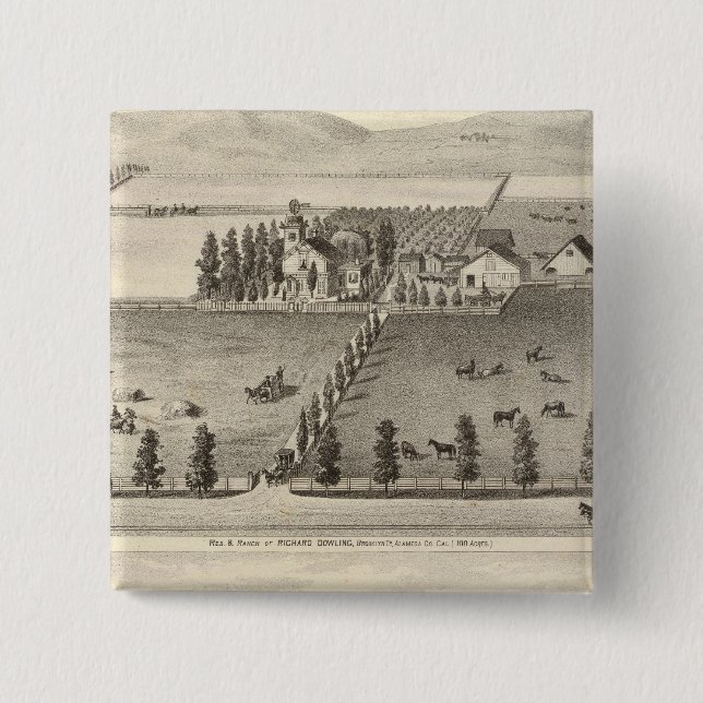 Chapa Cuadrada Dowling, residencias de Marston (Anverso)