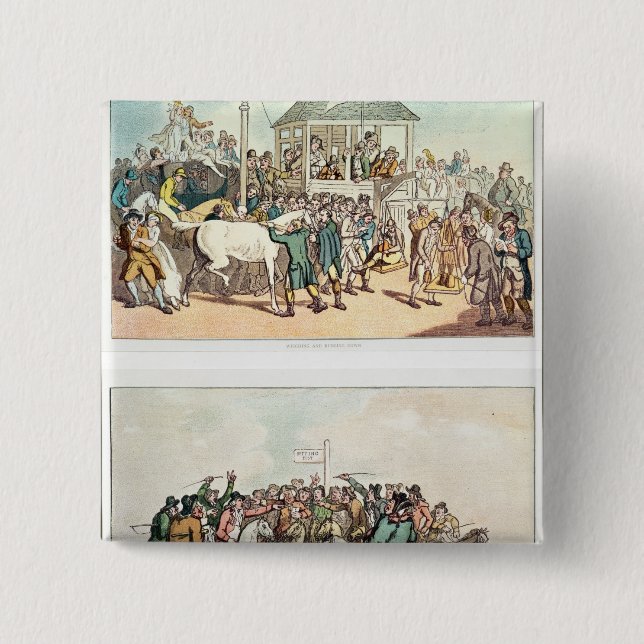 Chapa Cuadrada Down de pesaje y de frotamiento y "la apuesta (Anverso)