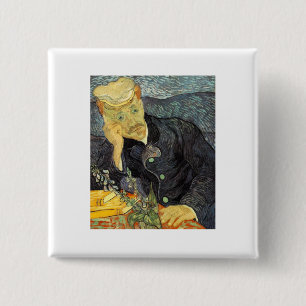 Chapa Cuadrada Dr. Gachet - Van Gogh - c1890