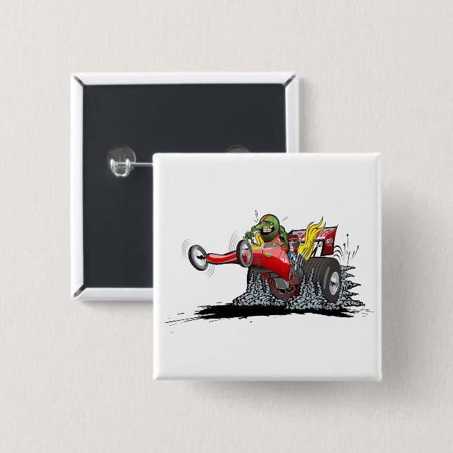 Chapa Cuadrada dragador personalizado (Anverso y reverso)