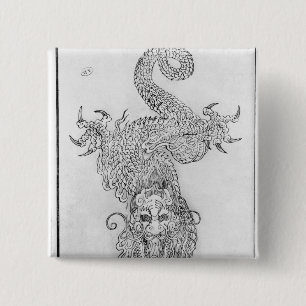 Chapa Cuadrada Dragón