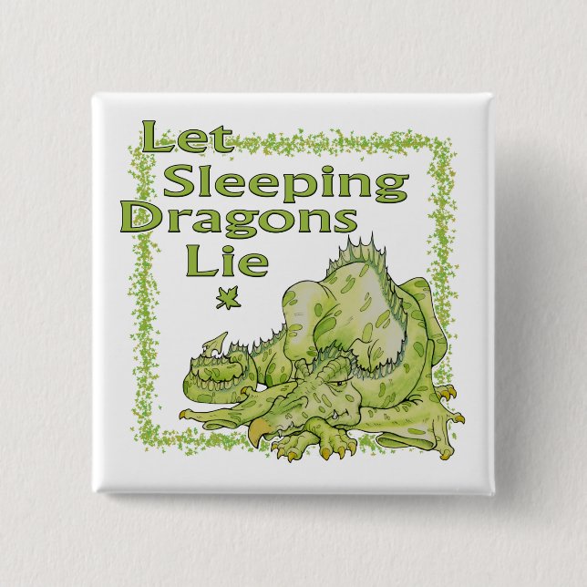 Chapa Cuadrada Dragón (Anverso)