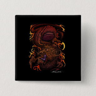 Chapa Cuadrada Dragón (Diseño de firma)