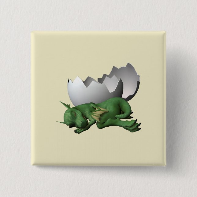 Chapa Cuadrada Dragón neonatal (Anverso)