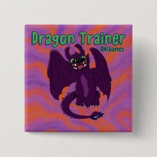 Chapa Cuadrada Dragon Trainer Button