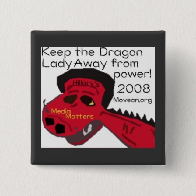 Chapa Cuadrada dragonlady (Anverso)