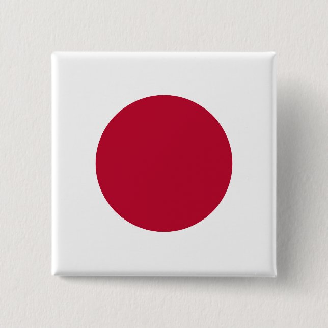 Chapa Cuadrada Drapeau Japon (Anverso)