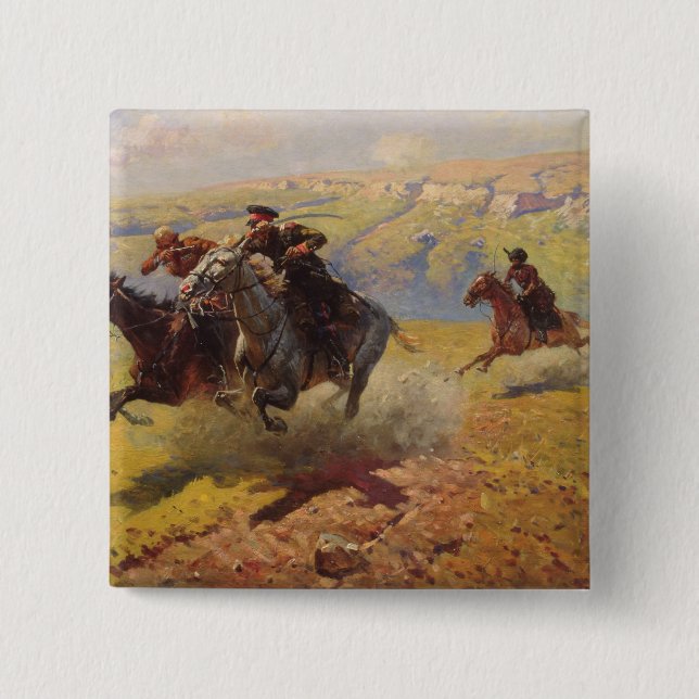 Chapa Cuadrada Duel, 1905 (Anverso)