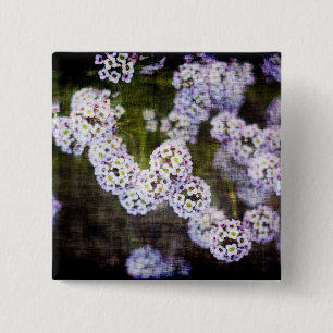 Chapa Cuadrada Dulce alyssum en Grunge