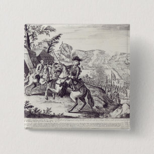 Chapa Cuadrada Duque de Guillermo del Cumberland y el rebelde