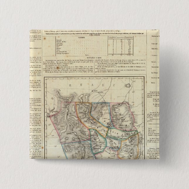 Chapa Cuadrada Durango, México (Anverso)