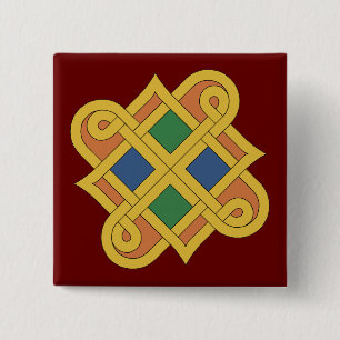 Chapa Cuadrada Durrow Knotwork 2016