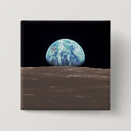 Chapa Cuadrada Earthrise de la luna