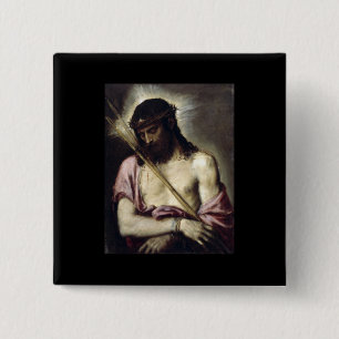 Chapa Cuadrada Ecce Homo - Tiziano - 1558