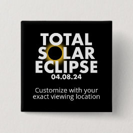 Chapa Cuadrada Eclipse de personalizable 2024