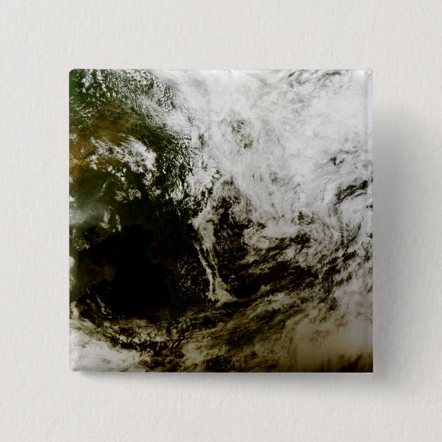 Chapa Cuadrada Eclipse solar sobre el sudeste de Asia (Anverso)