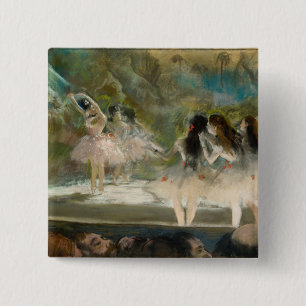 Chapa Cuadrada Edgar Degas - Ballet en la ópera de París