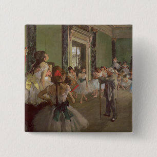 Chapa Cuadrada Edgar Degas  Clase Dancing, c.1873-76