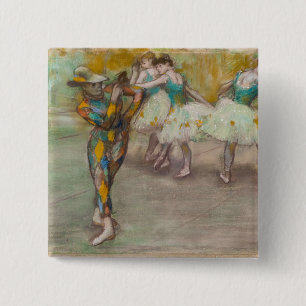 Chapa Cuadrada Edgar Degas - Danza del Arlequín