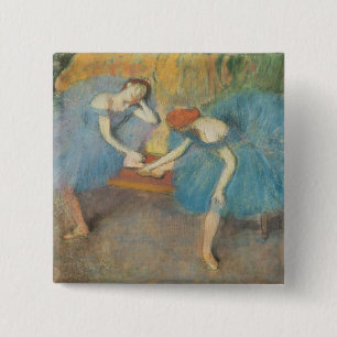 Chapa Cuadrada Edgar Degas el   dos bailarines en descanso,