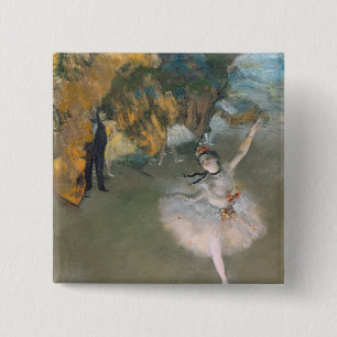 Chapa Cuadrada Edgar Degas   Estrella o bailarina en el escenario