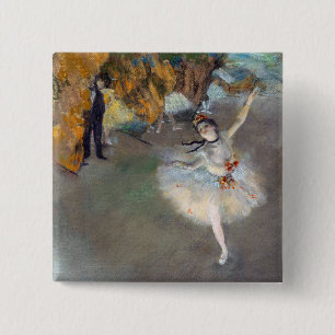 Chapa Cuadrada Edgar Degas - La Estrella / Bailarina en el Escena