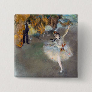 Chapa Cuadrada Edgar Degas - La estrella / bailarina en el escena
