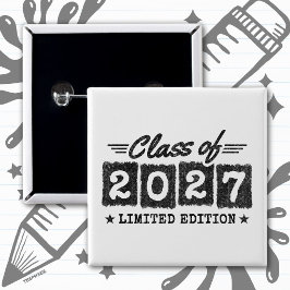 Chapa Cuadrada Edición Limitada de Graduación Clase de Mayores de