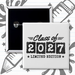Chapa Cuadrada Edición Limitada de Graduación Clase de Mayores de